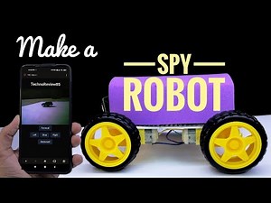 Esp32 surveillance robot Or Spy Car | How to make