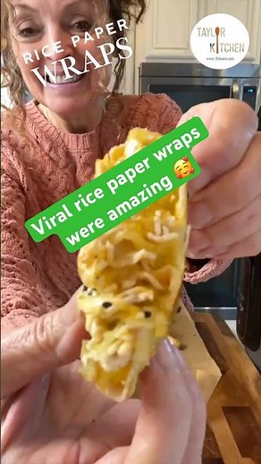 You Won't Believe This Viral Crispy Rice Paper Wrap