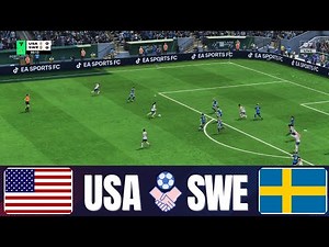 FC 26 - USWNT vs. SWEDEN W - International Friendly - PS5 Gameplay [4K] (Nov 30, 2025)