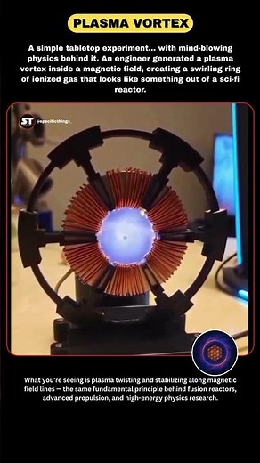 Engineer Creates a REAL Plasma Vortex — This Looks Straight Out of Sci-Fi! #techfacts #timetravel
