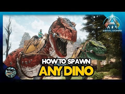 How to Spawn ANY Dino in Ark Survival Ascended