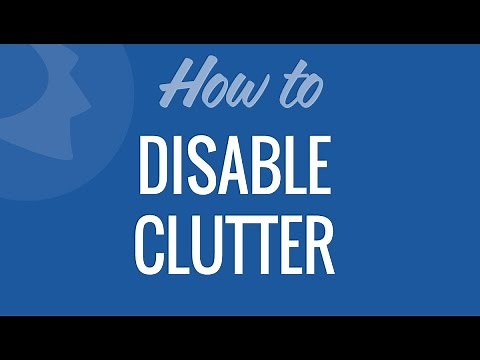 Disable Clutter in Microsoft Office 365