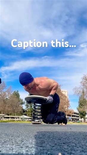 Balancing a handstand on a playground spring. #calisthenics #bodyweighttraining