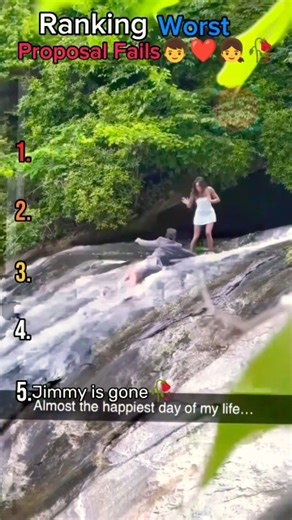 Ranking Worst Proposal Fails👦❤👧🥀 #ranking#fail