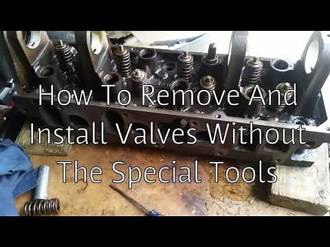 How To Remove And Install Cylinder Head Valves [No Special Tools!