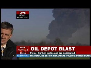 Buncefield Oil Depot Disaster - BBC News 24 - 11/12/2005 - 1130am