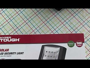Walmart Hyper Tough LED Solar Security Light