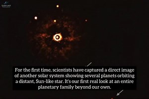 For the first time ever, humanity has directly imaged a complete alien solar system—multiple planets orbiting a distant Sun-like star. A breathtaking reminder that we are not alone in the cosmic neighborhood. 🌌🪐 #Exoplanets #Astronomy #SpaceDiscovery #AlienWorlds #JWST CosmicWonder ScienceBreakthrough | QuantumXparadoxx