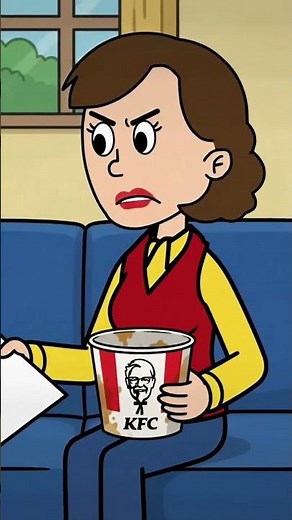 Classic Caillou eats at KFC without his parents knowing