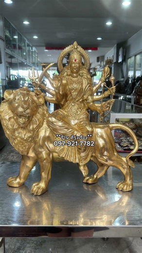 Goddess Durga on Lion | Divine Power & Protection #durgapuja #durga #durgamaa #goddess