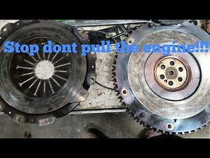 How to replace the clutch on a 2014 Chevy spark, with out pulling the engine!!!