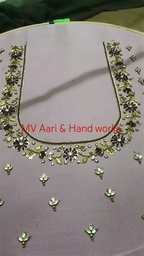 Trendy aari thread work blouse design 🩷🩷🩷
