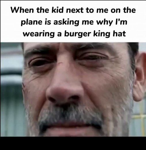 Burger King Guy on Plane Meme: Why Is He Wearing a Crown?