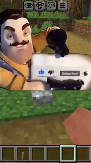 villager house TNT blast #minecraft #shorts #subscribe