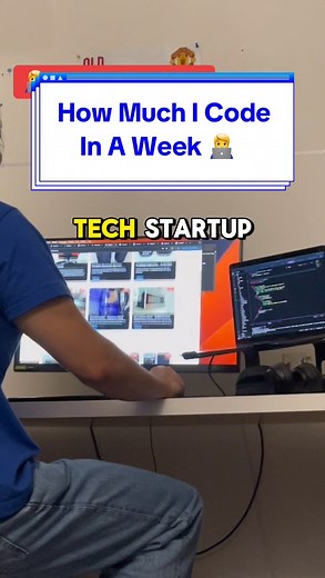 Erik Cupsa | This is how much I code in a week as a software engineering intern and tech startup founder! #coding #cs #softwareengineer #compsci... | Instagram