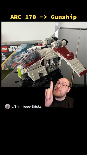 Another GREAT LEGO Gunship alt build! #lego #legos #legostarwars #starwars #legosets #legotoys #toys