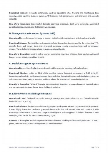 Information Systems Concept : Pdf Material