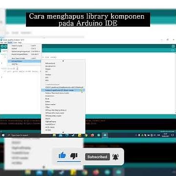 Cara mudah menghapus library komponen pada Arduino IDE