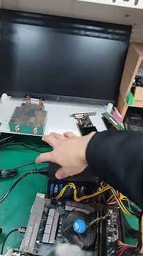 컴퓨터 화면 안뜨는 문제 해결 했더니 3,4번이 x랄이네? BW-100 상줘라 😃 😄(수원컴퓨터수리)