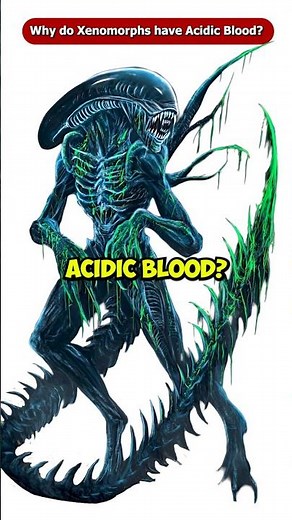 Why do Xenomorphs have Acidic Blood? #Shorts #Viral #Facehugger