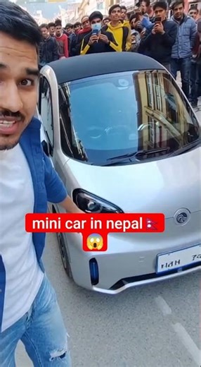 World’s Smallest EV Car in Nepal 🇳🇵 Compact & Futuristic! #MiniElectricCar #ViralCar #MiniEVNepal