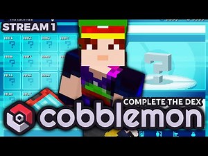🔴 Completing 100% of the Cobblemon POKEDEX (Stream 1) || !Server