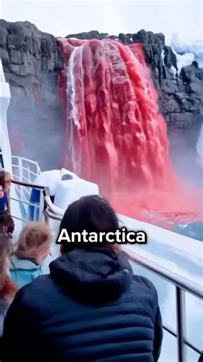 This Blood Waterfall Never Freezes