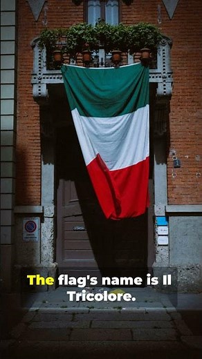 The Hidden Meaning of Italy's Flag 😯 #facts #funfacts #flag #italy #didyouknow #dailyshorts #colors