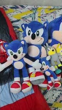 my sonic toys collection/sonic plushie collection