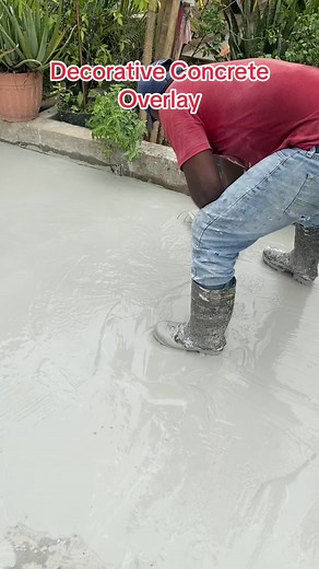 Transform Your Garage with Decorative Concrete Overlay!
