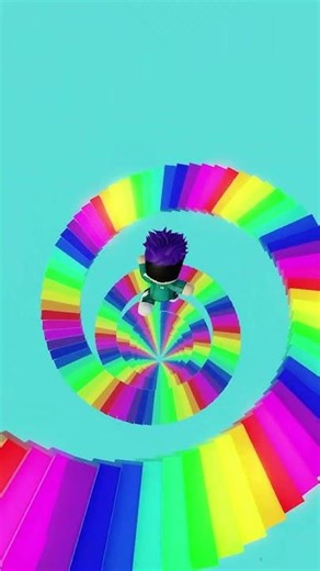 Thanos plays Roblox Infinite Rainbow Stairs 😆🌈 #roblox #shorts