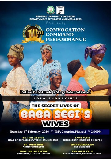 Today, as the 10th Convocation play begins, students and a graduate share their expectations and excitement. In this video, they express what they hope to see on stage as we come together to witness this special convocation moment.#ConvocationPerformance #fuoye10thconvocationceremony #fuoyetma #fuoyeconvocation2026