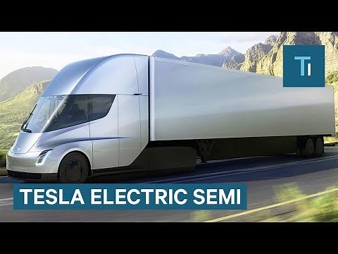 Elon Musk Gives First Look At Tesla's Electric Semi