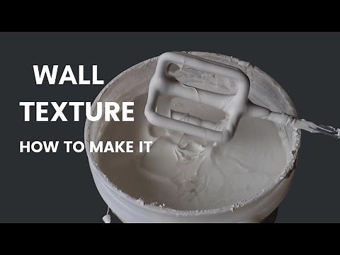 Wall TEXTURE RECIPE for skip trowel, stipple, spanish knife, orange peel and others