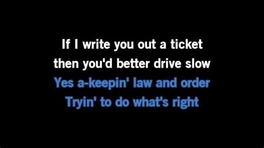 Karaoke Highway Patrol - Junior Brown - CDG, MP4, KFN - Karaoke Version