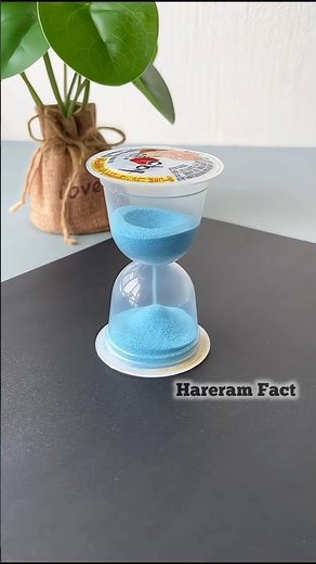 How To Make a Sand clock Using Waste Material । Sand Clock Making Using Recycle Material ।