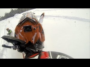 Polaris RMK AXYS 800 with BoonDocker Turbo on the powerlines!