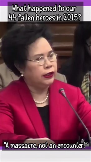 Miriam Defensor Santiago Senate Hearing on Mamasapano Clash