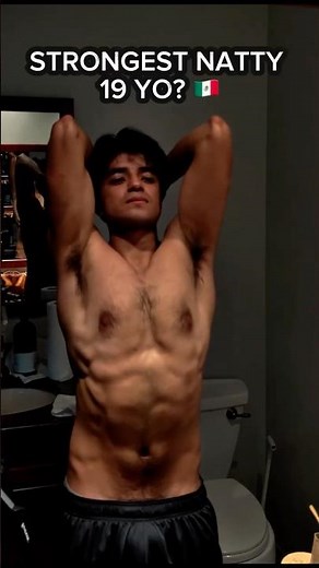 Mexican Teen's Natural Physique is INSANE 💪 #fitness #gym #natty