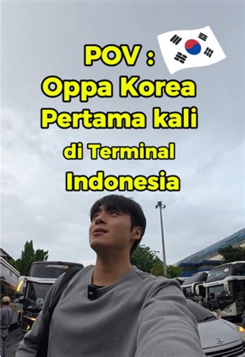 Oppa Korea Naik Bus ke Wonosobo di Terminal Kampung Rambutan