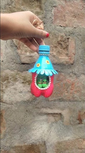 💫 Recycle Of Plastic Bottle🤩// Bird House Make With Plastic Bottle🐦#shorts#plasticbottlecraft#reuse