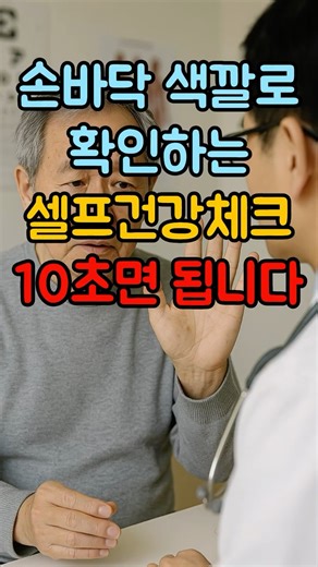 매일 보는 손바닥으로 건강 체크하세요! ⚠️색깔별 의미ㅣ시니어건강ㅣ건강 #지식 #건강한중년 #시니어 #손바닥 #손바닥색깔 #셀프건강체크