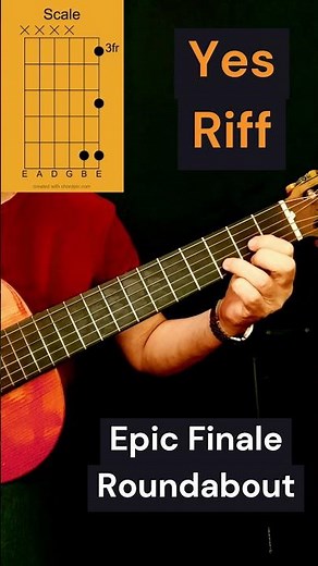 Epic Finale: Yes' Roundabout (Classical Riff) #yes #stevehowe #progressiverock