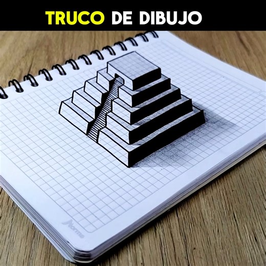 4.1M views · 23K reactions | Truco de Dibujo en 3D #artist #Dibujo #3D #Trucos | Easy Art | Facebook