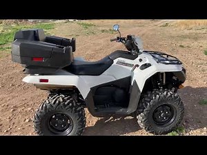 How sharp does the Suzuki King Quad 750 Turn?