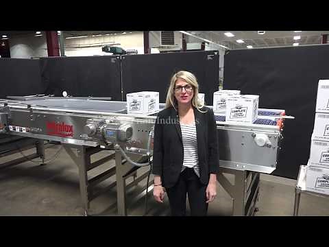 Intralox Activated Roller Belt Conveyor Demonstration