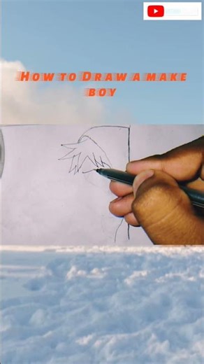 How to Draw a beautiful cool mask boy #drawing #video #shots