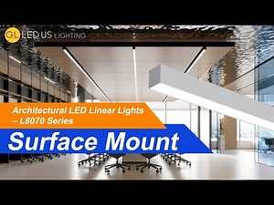 L8070 Architectural LED Linear Lights – Surface Mount