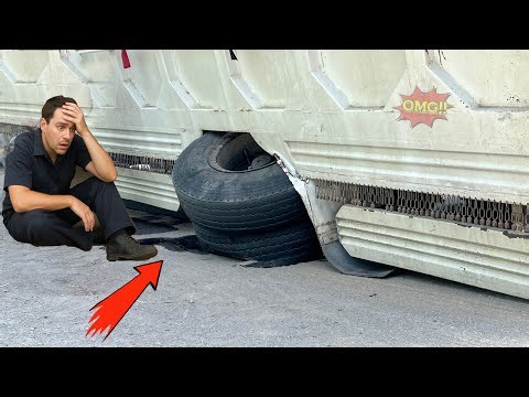 Pakistani Truck Accident | axle and tube completely broken Tyre Burst Repaired Again with Difficulty