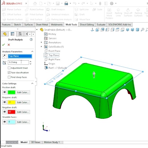 Mold feature in solidworks | Step by step guide tutorial #solidworkstutorial #SolidWorks #cad #FollowUs #malviyacadsolution | Malviya CAD Solution